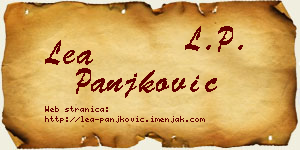 Lea Panjković vizit kartica